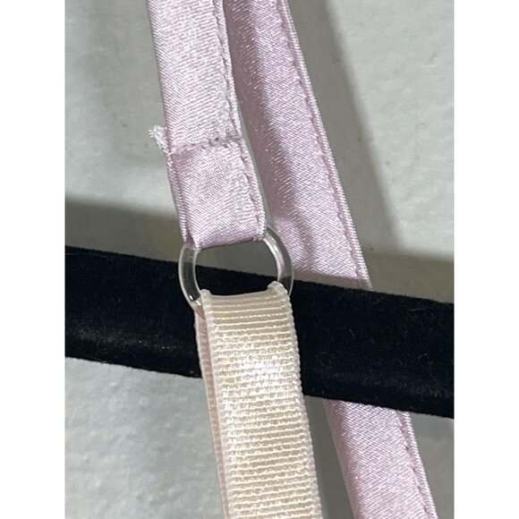 Fredericks Intimates XL Cream Mesh Babydoll Top Velvet Ties Sheer Coquette Chic - Picture 9 of 12